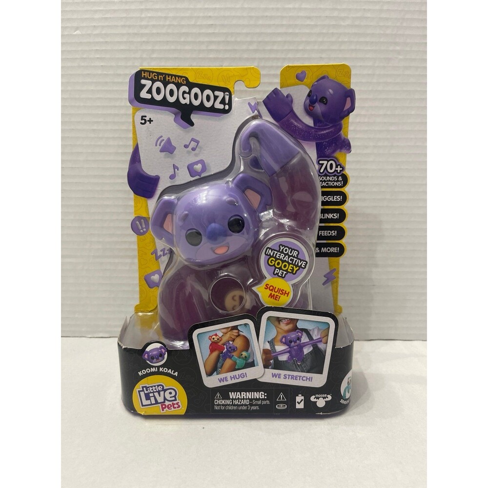 Little Live Pets Zoogooz Koomi Koala Interactive Gooey Pet Toy New In Package